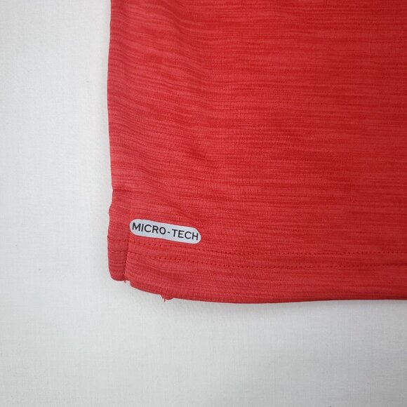 Free Country Polo Shirt Mens Large Red Ultimate Comfort Golf Short Sleeve - Picture 4 of 12